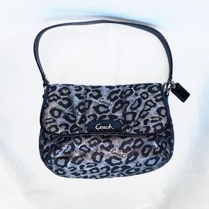 COACH Mini Leopard Print Purse